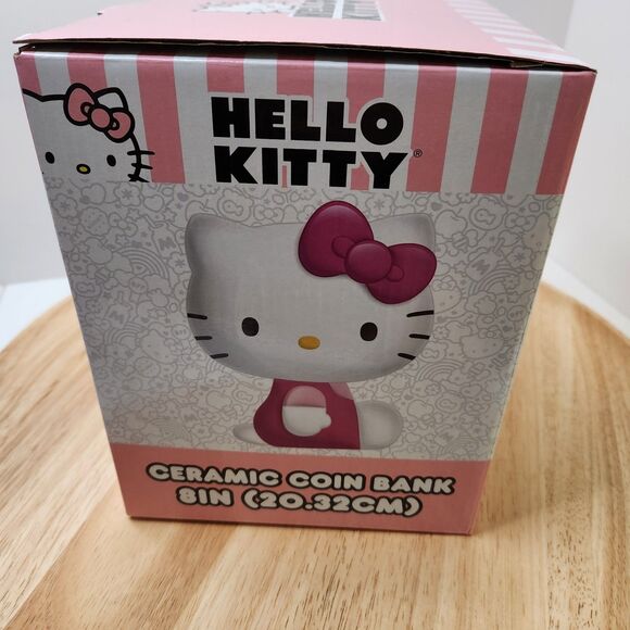 Hello Kitty Ceramic Coin Bank, New in Box - Picture 2 of 5